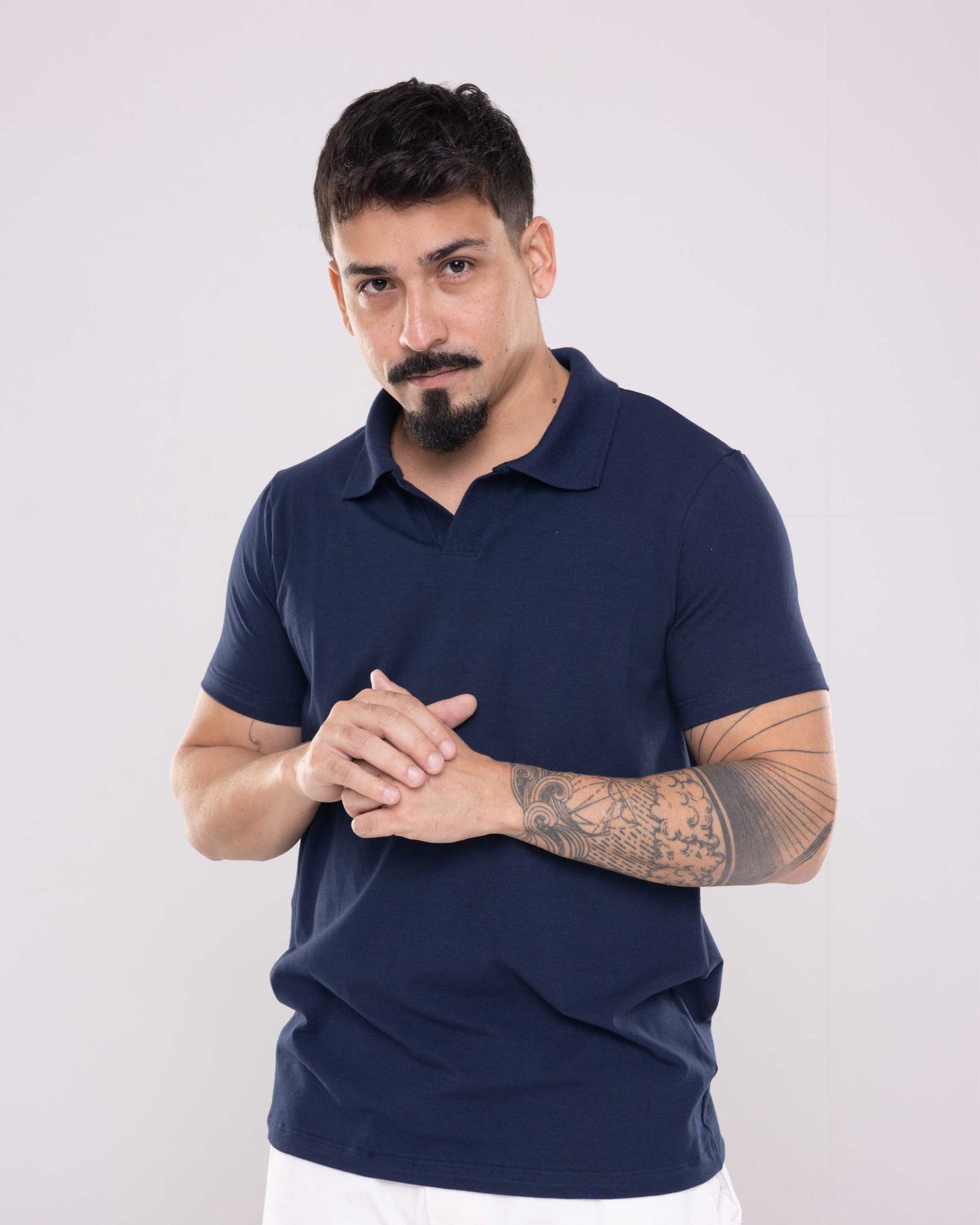 Polo Navy | Muscle Shirt