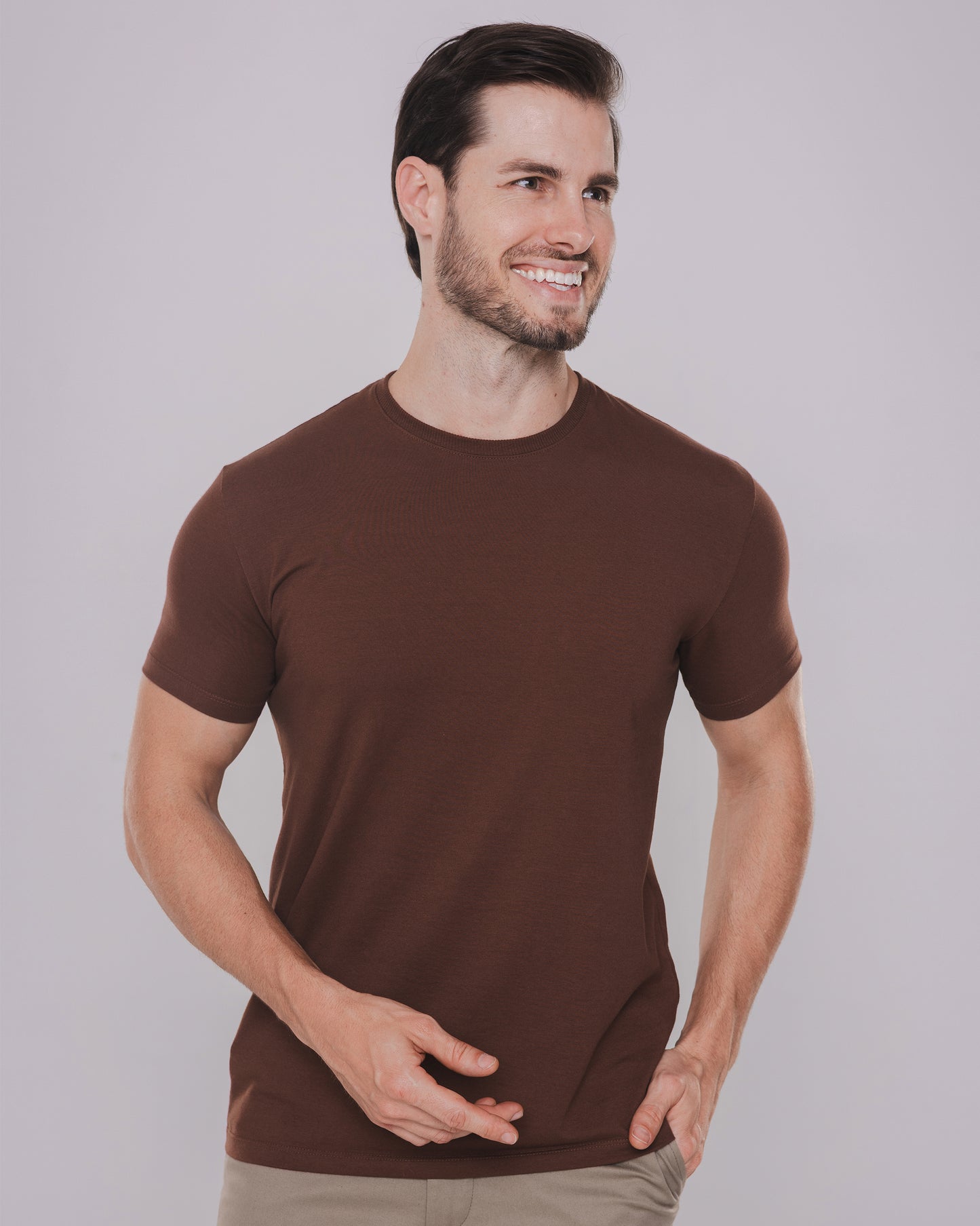 Brown Classic | Muscle Shirt