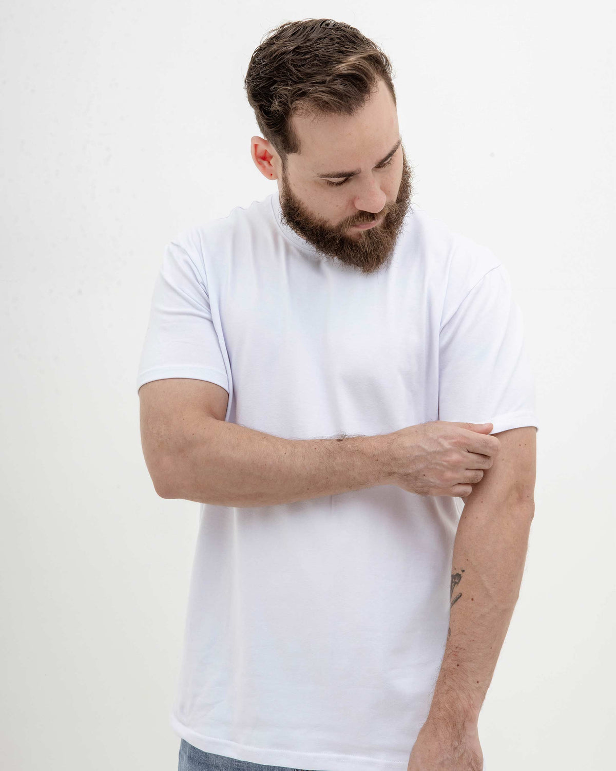 Pack All White | 5 Muscle Shirts