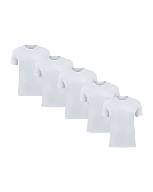 Pack All White | 5 Muscle Shirts